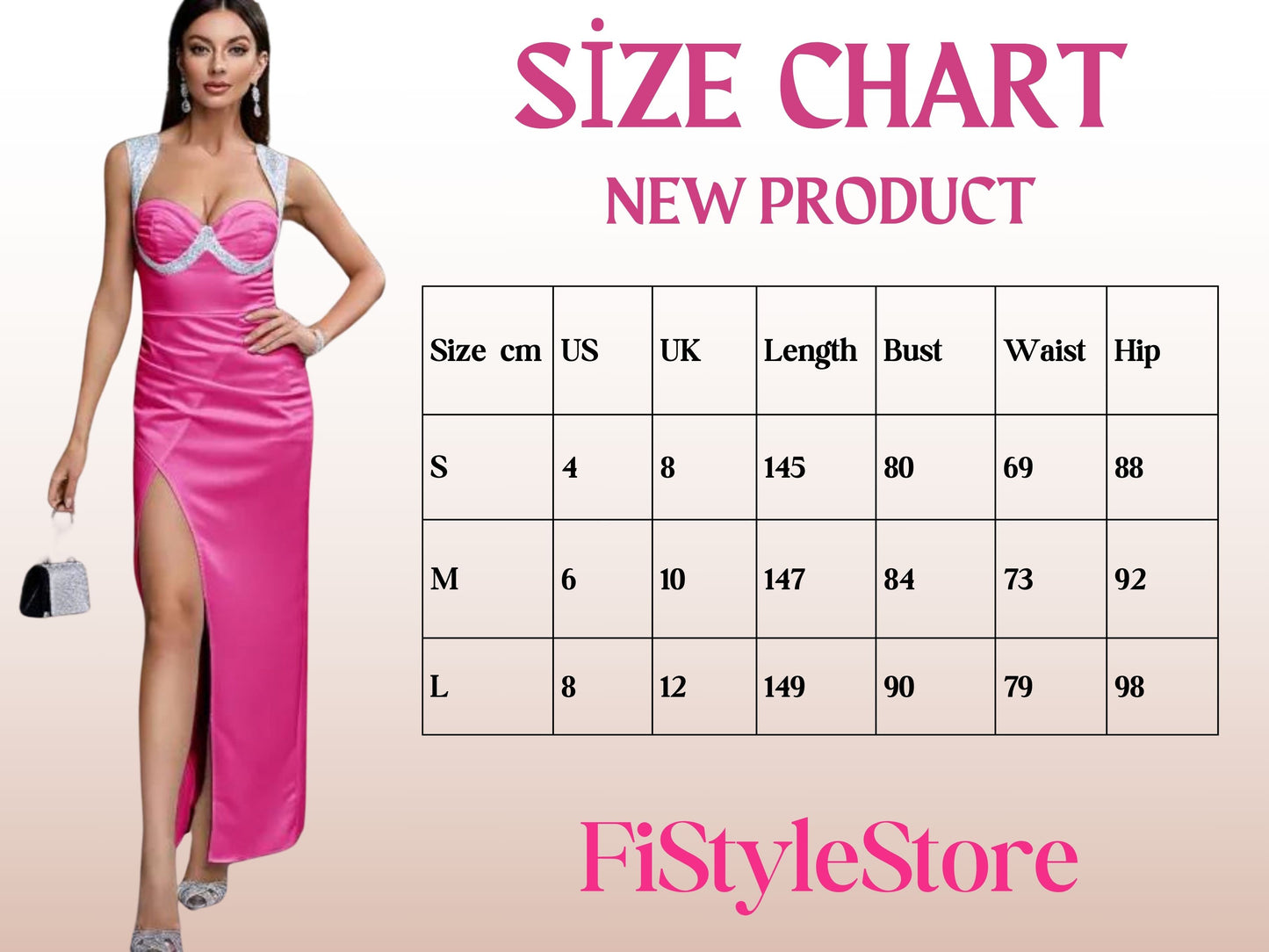 Elegant Women's Satin Evening Dress with Sequin Stitching And High,  Slit Cocktail Party Dress, Chic Sequin Dress