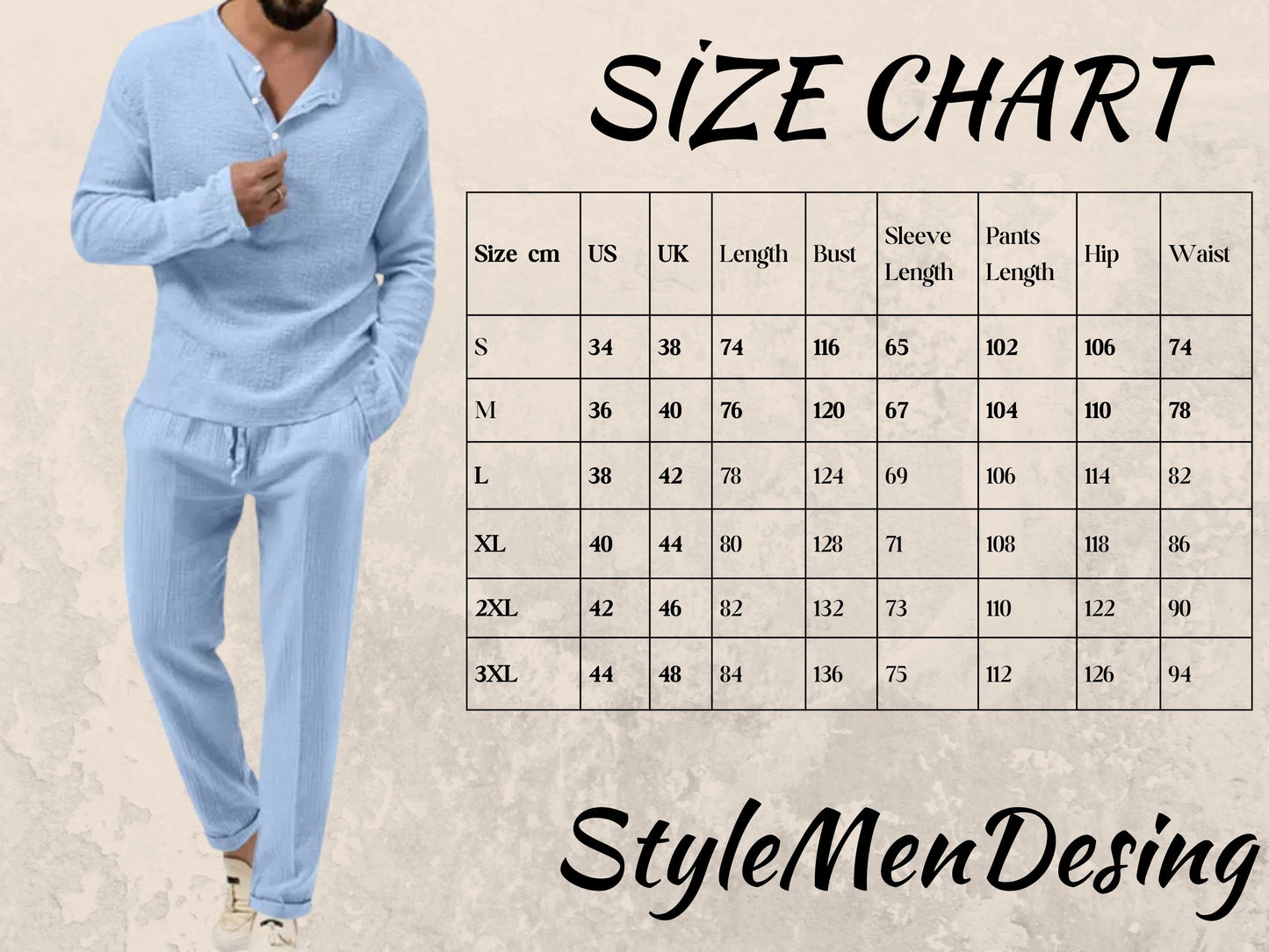 Trousers Suit for Men, Stylish Long-Sleeved Shirt and Trousers, Essential for Mens Fall Fashion, Perfect Gift for Him