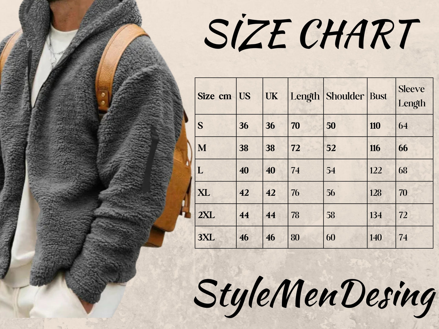 Winter Fashion Men's Fall Jacket, Cozy Loose Hooded Casual Jacket for Autumn Adventures, Ideal Gift for Him,